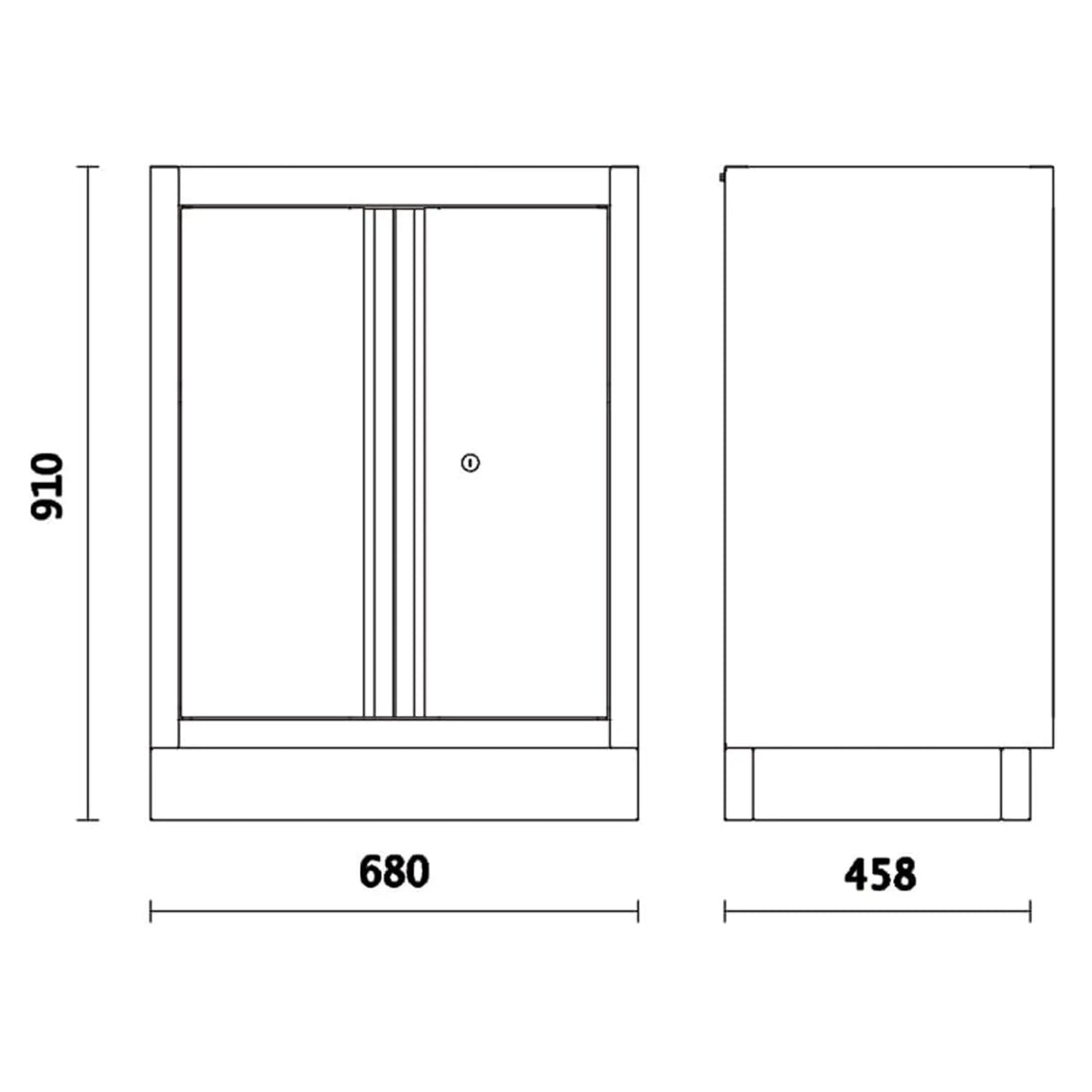 Modulo fisso con 2 antine Beta C45PRO 2.0 MA