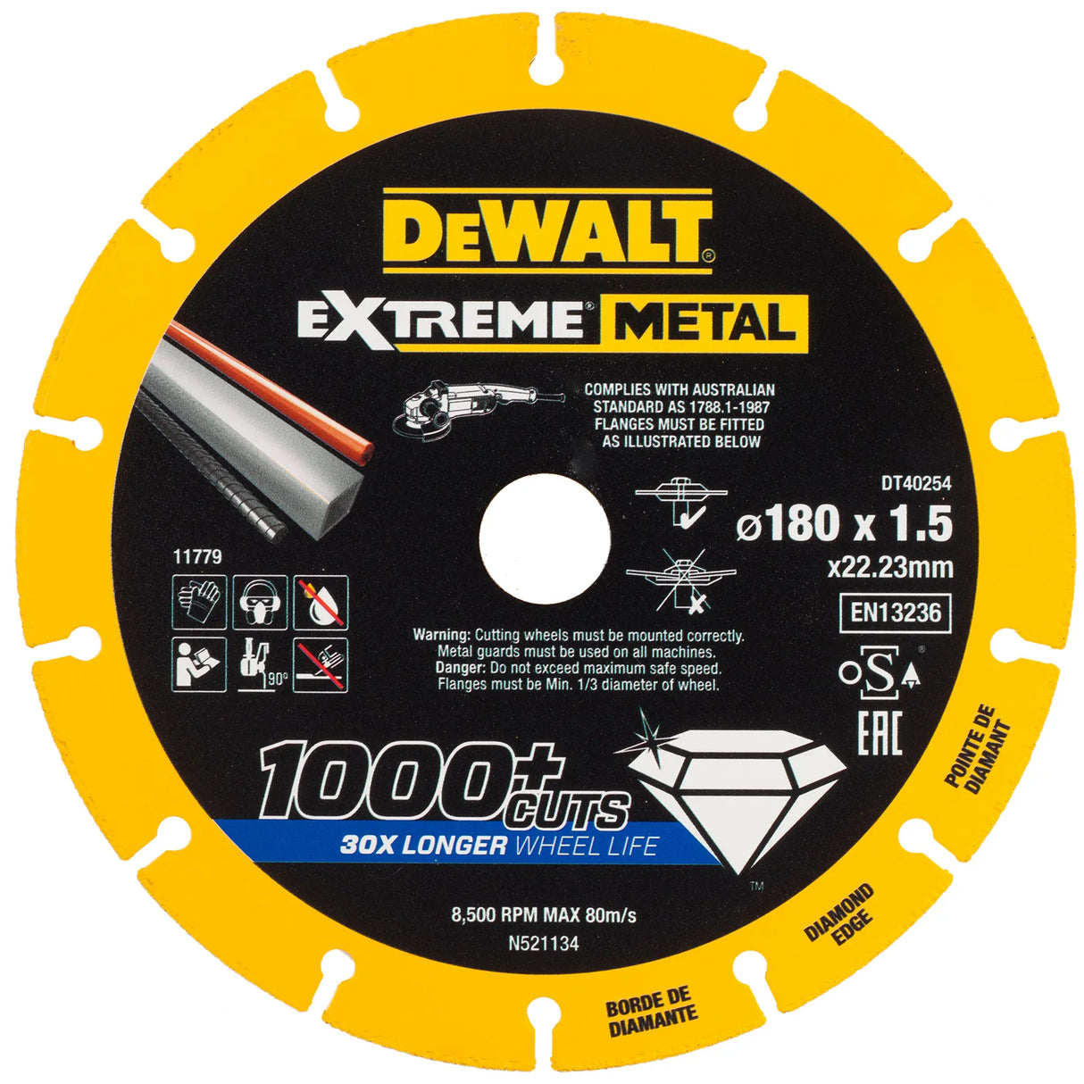 Cutting disc Dewalt DT40254-QZ