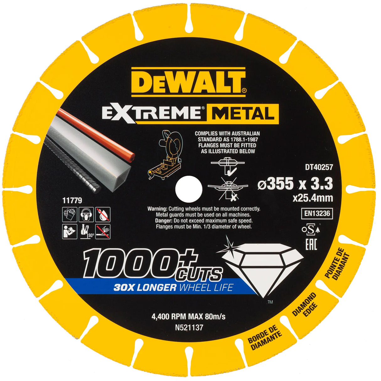 Cutting disc Dewalt DT40257-QZ