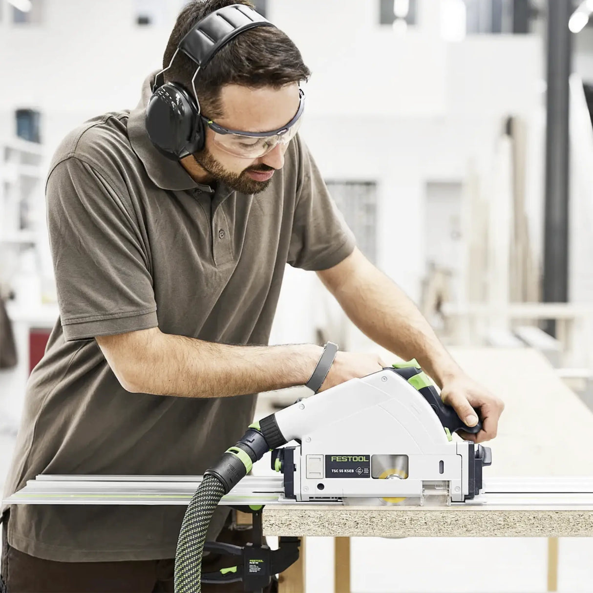 Sega ad affondamento Festool TSC 55 KSEB-Basic 18V