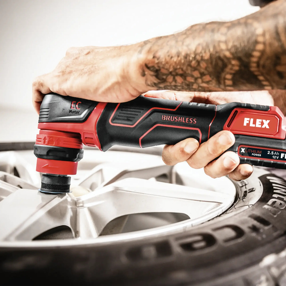 Lucidatrice rotorbitale Flex PXE 80 EC 12V