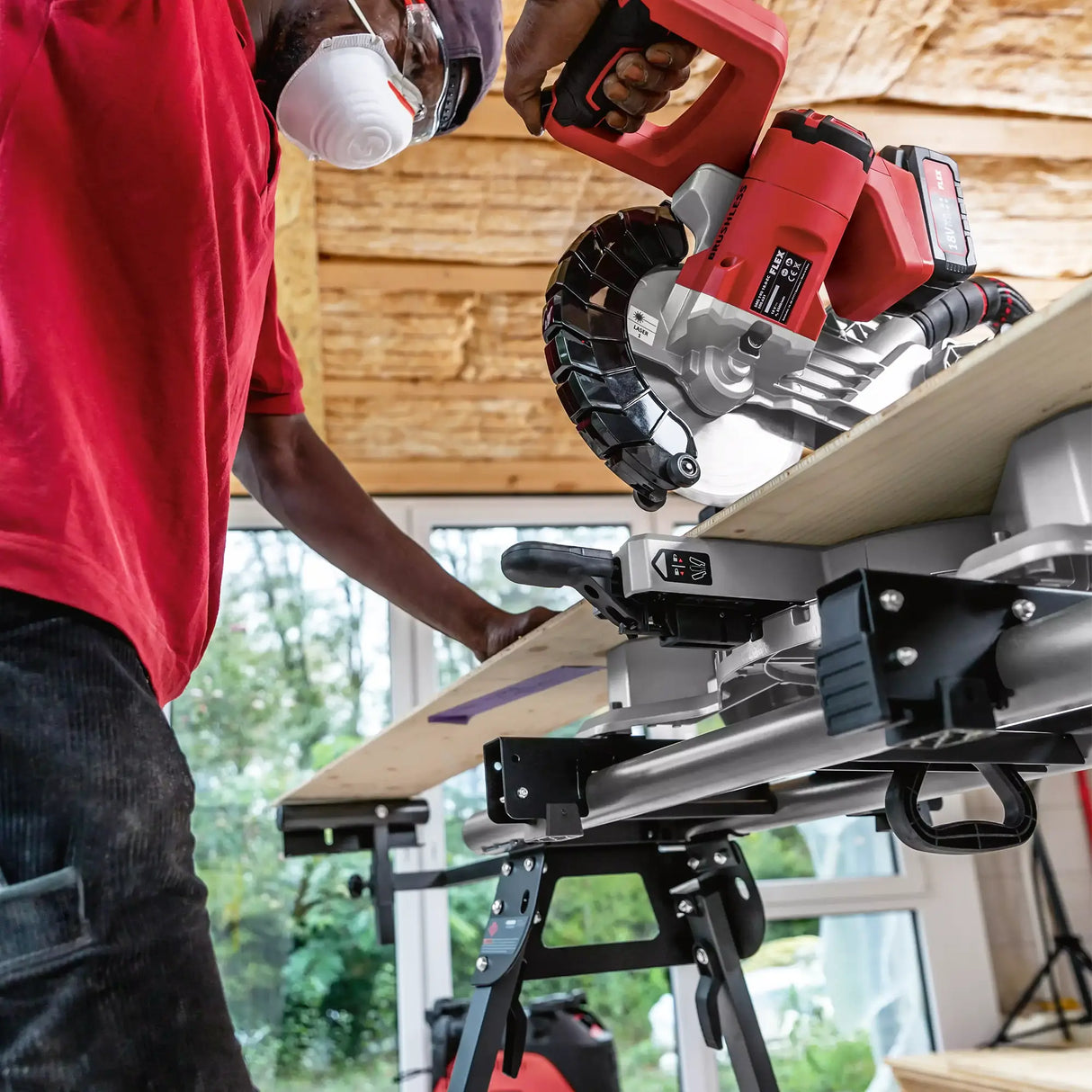 Sega circolare a trazione Flex SMS 190 EC 18V