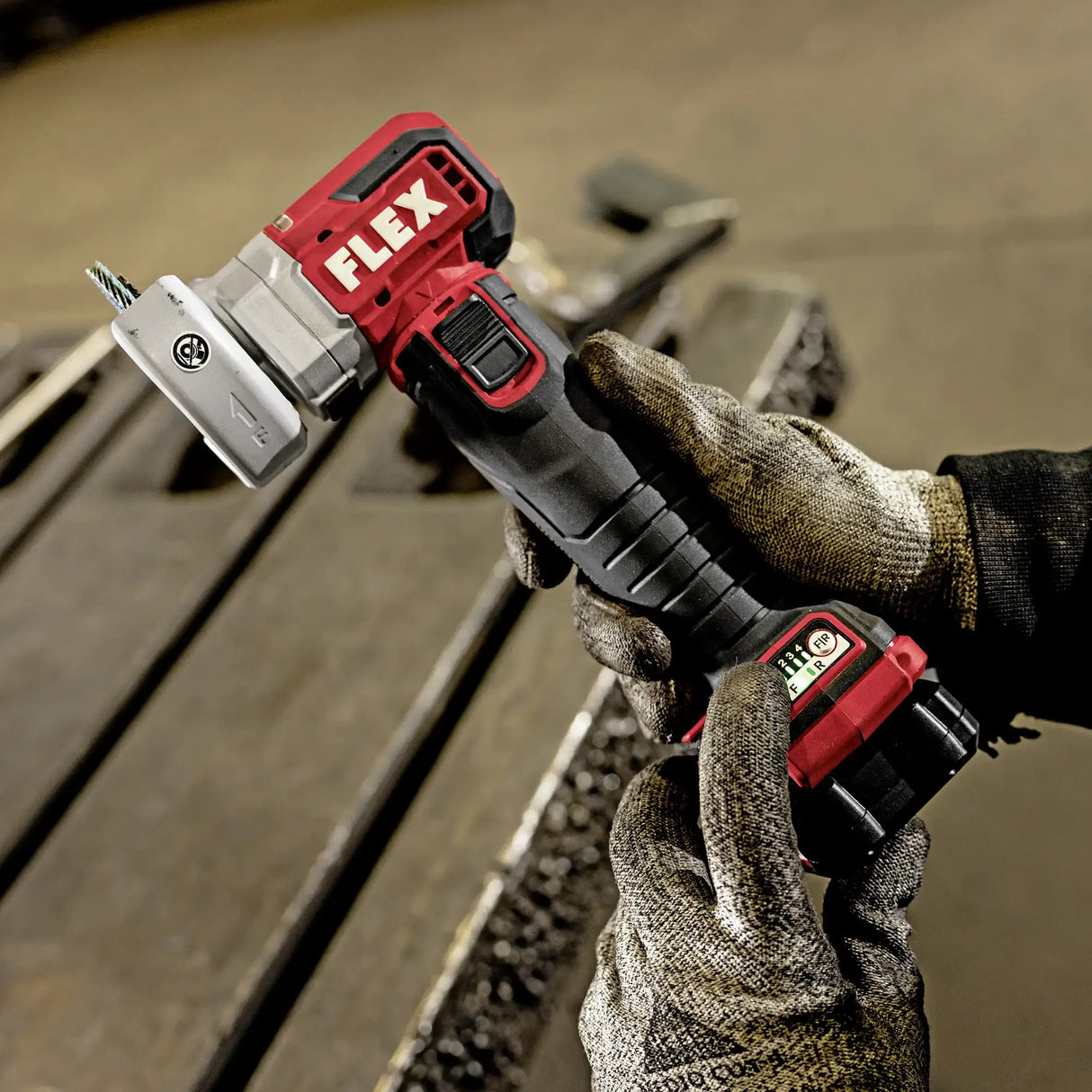 Angle grinder Flex LBE 76 12V EC C