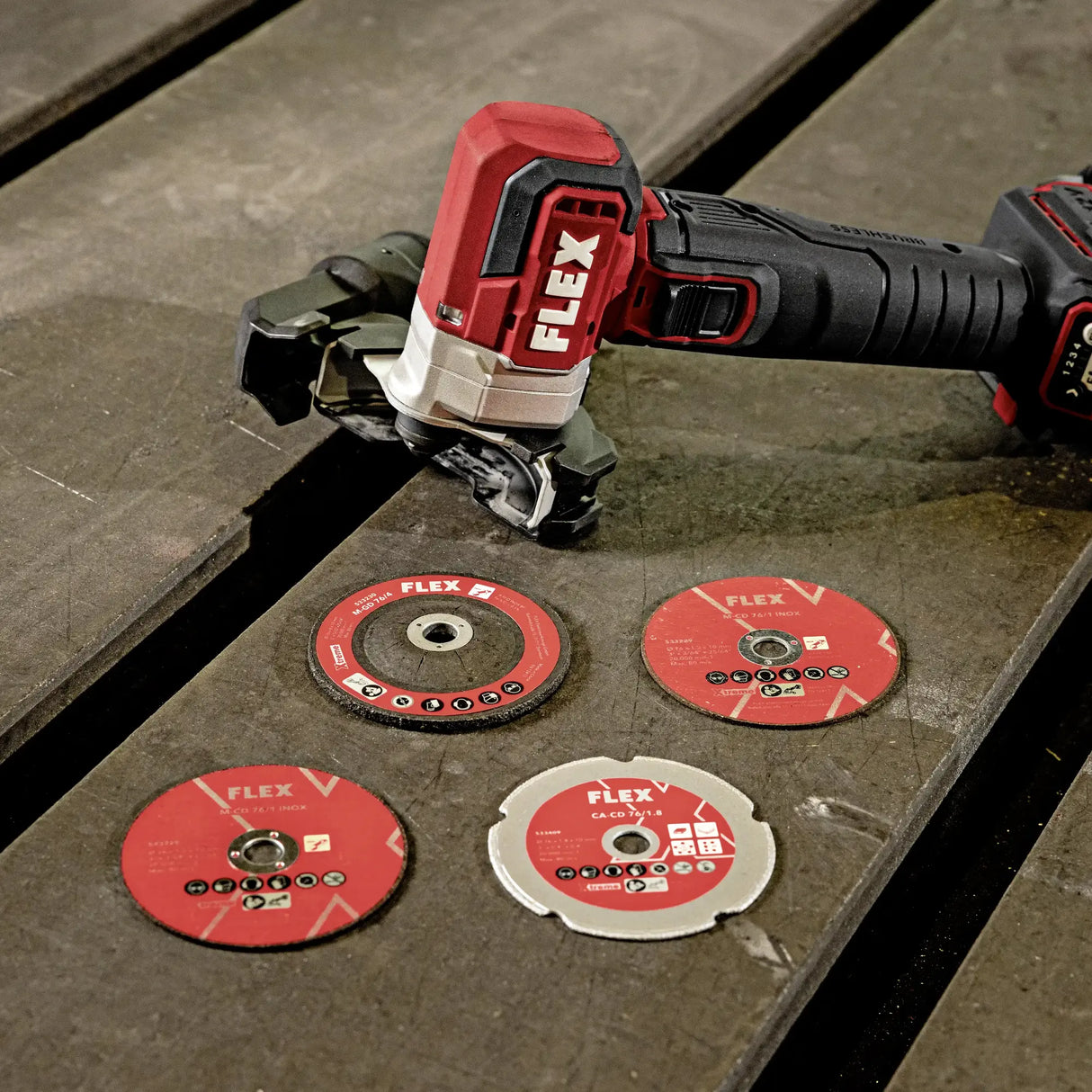 Angle grinder Flex LBE 76 12V EC C