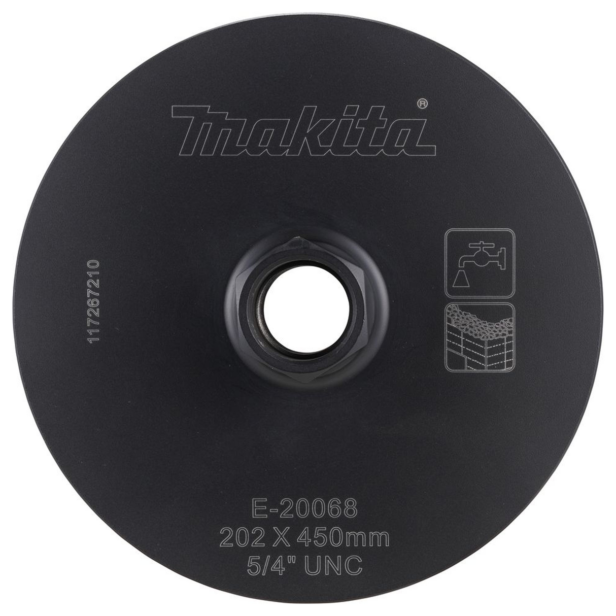 E-20068 - Diamond Crown Makita E-20068 202x450mm Wet 1-1/4"UNC - Image 5