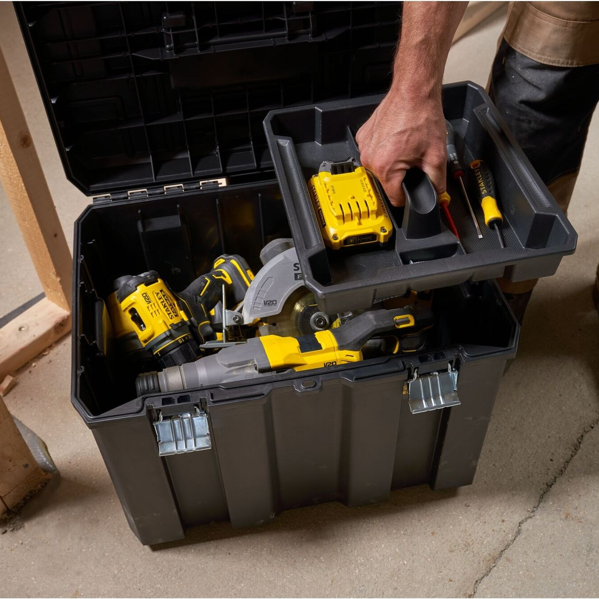 FMST1-75753 - Carrello Porta Utensili Stanley FMST1-75753 PRO-STACK FATMAX - Immagine 2