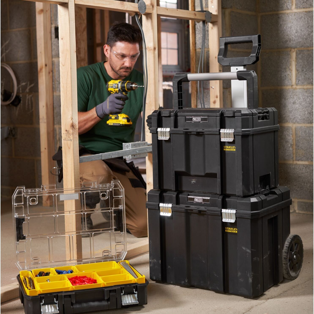 FMST1-75753 - Carrello Porta Utensili Stanley FMST1-75753 PRO-STACK FATMAX - Immagine 4