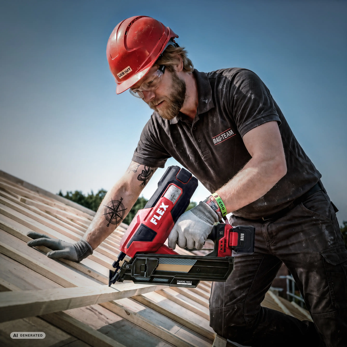 535466 - Battery-Powered Tape Nailer Flex NF 50-90 18-EC C 18V - Image 4