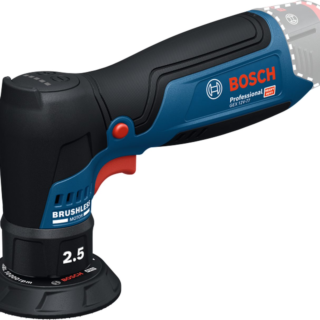 06019L2100 - Levigatrice Bosch GEX 12V-77 PRO 12V - Immagine 19