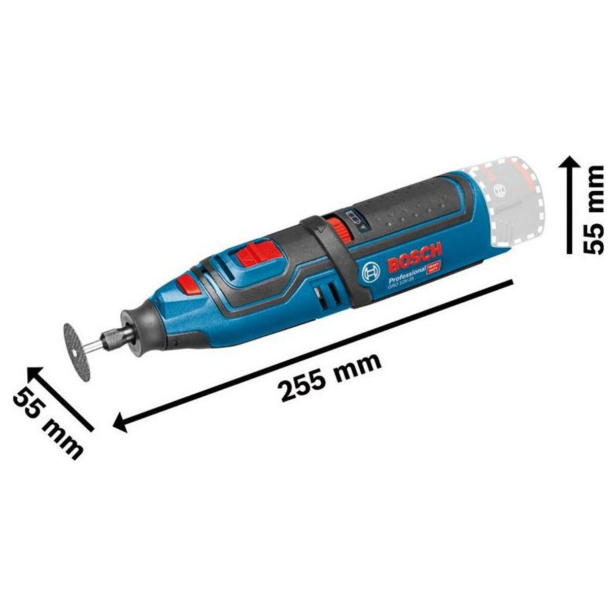 06019C5002 - Rotary Tool Bosch GRO 12V-35 PRO 12V - Image 17