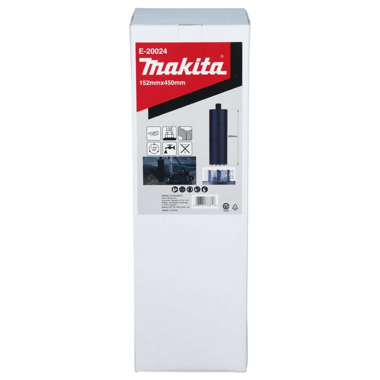 E-20024 - Diamond Crown Makita E-20024 152x450mm Wet 1-1/4"UNC - Image 6