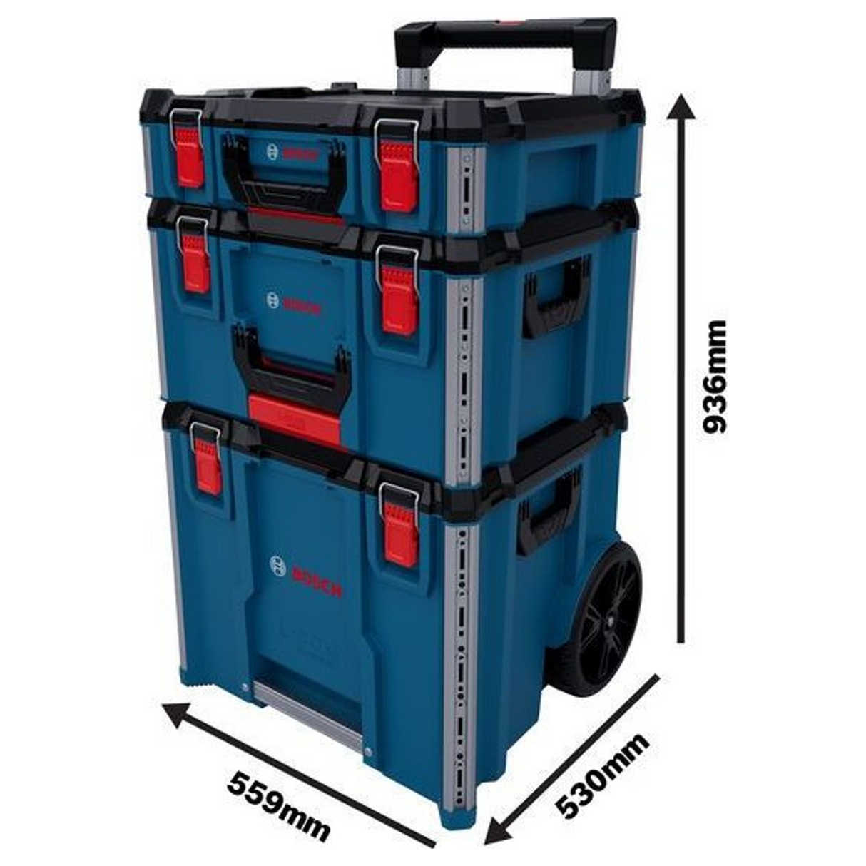 1600A037DY - L-BOXX Contractor Case System Set 3 Bosch Professional - Image 9