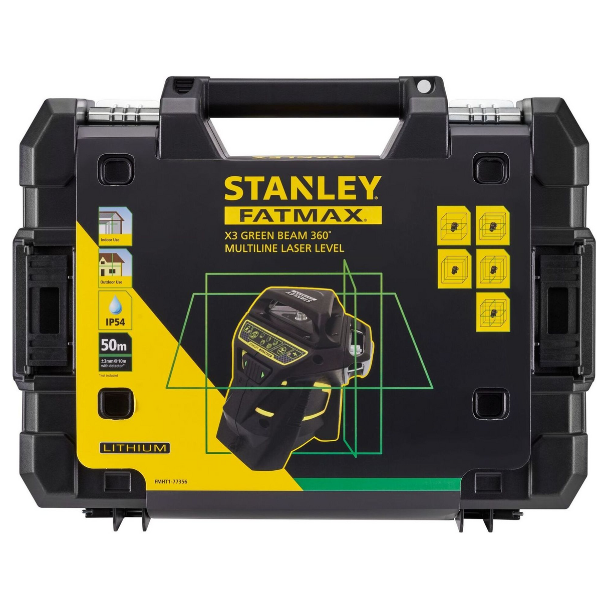 FMHT1-77356 - Livella Laser Stanley FatMax X3G FMHT1-77356 Raggio Verde - Immagine 21