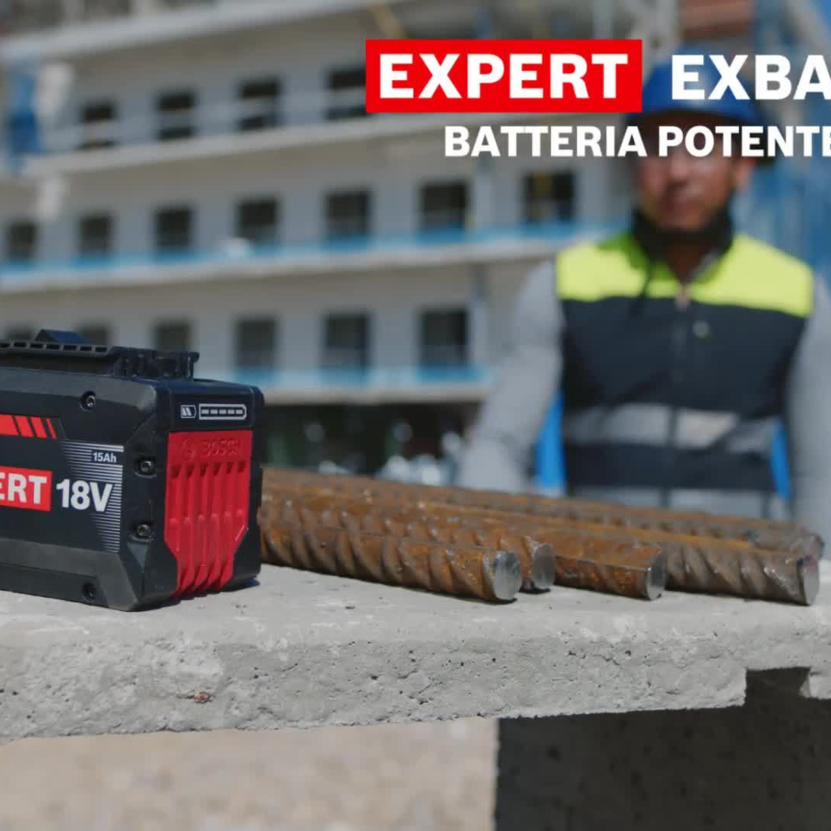 Starter Set Bosch Expert EXBA18V-150 + EXAL18V-160 18V 15Ah