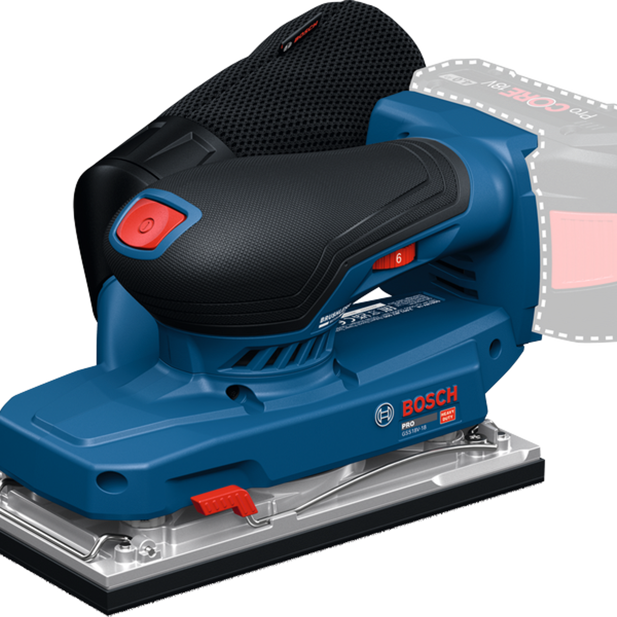 06019R7001 - Levigatrice Bosch GSS18V-18 PRO 18V - Immagine 14