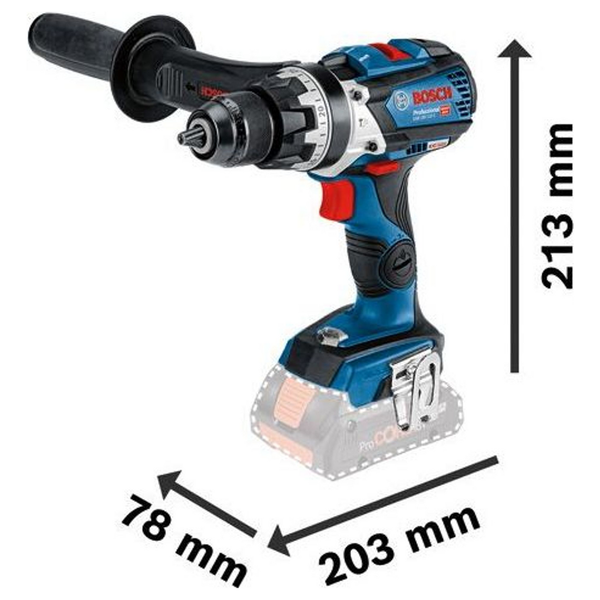 06019G030B - Drill Driver Bosch GSB 18V-110 C PRO 18V - Image 20