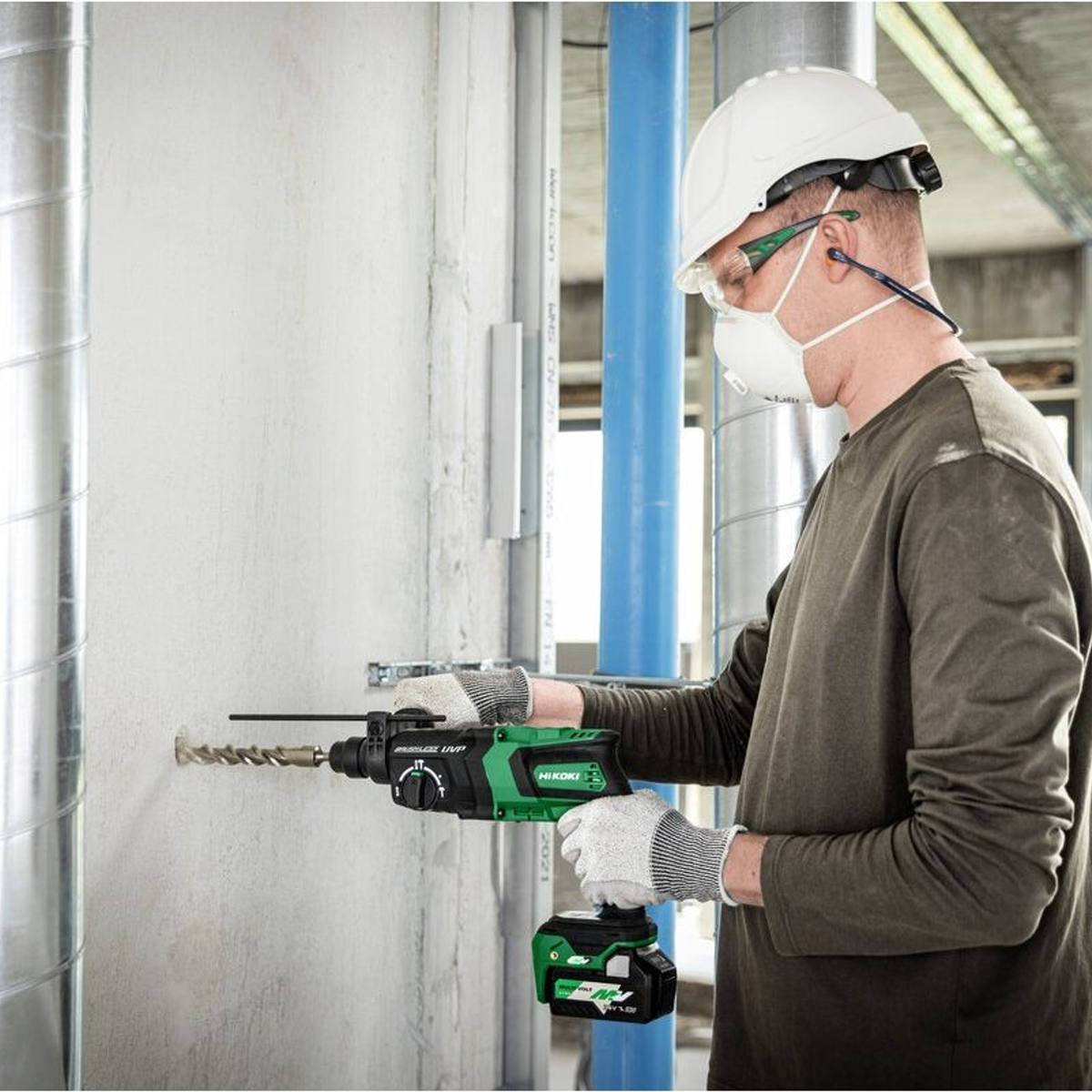 DH36DPEWRZ - HiKOKI DH36DPEWRZ SDS-Plus 36V 3.2J hammer drill - Image 5