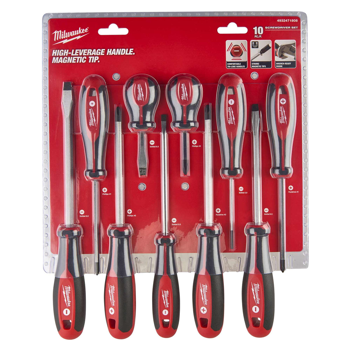 Set Cacciaviti Milwaukee 10 pz 4932471808