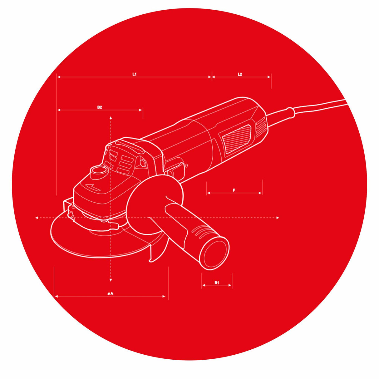 Smerigliatrice Angolare Flex L 1400 1400W