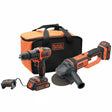 Combo Kit Black+Decker BCK24D2S-QW 18V 2Ah