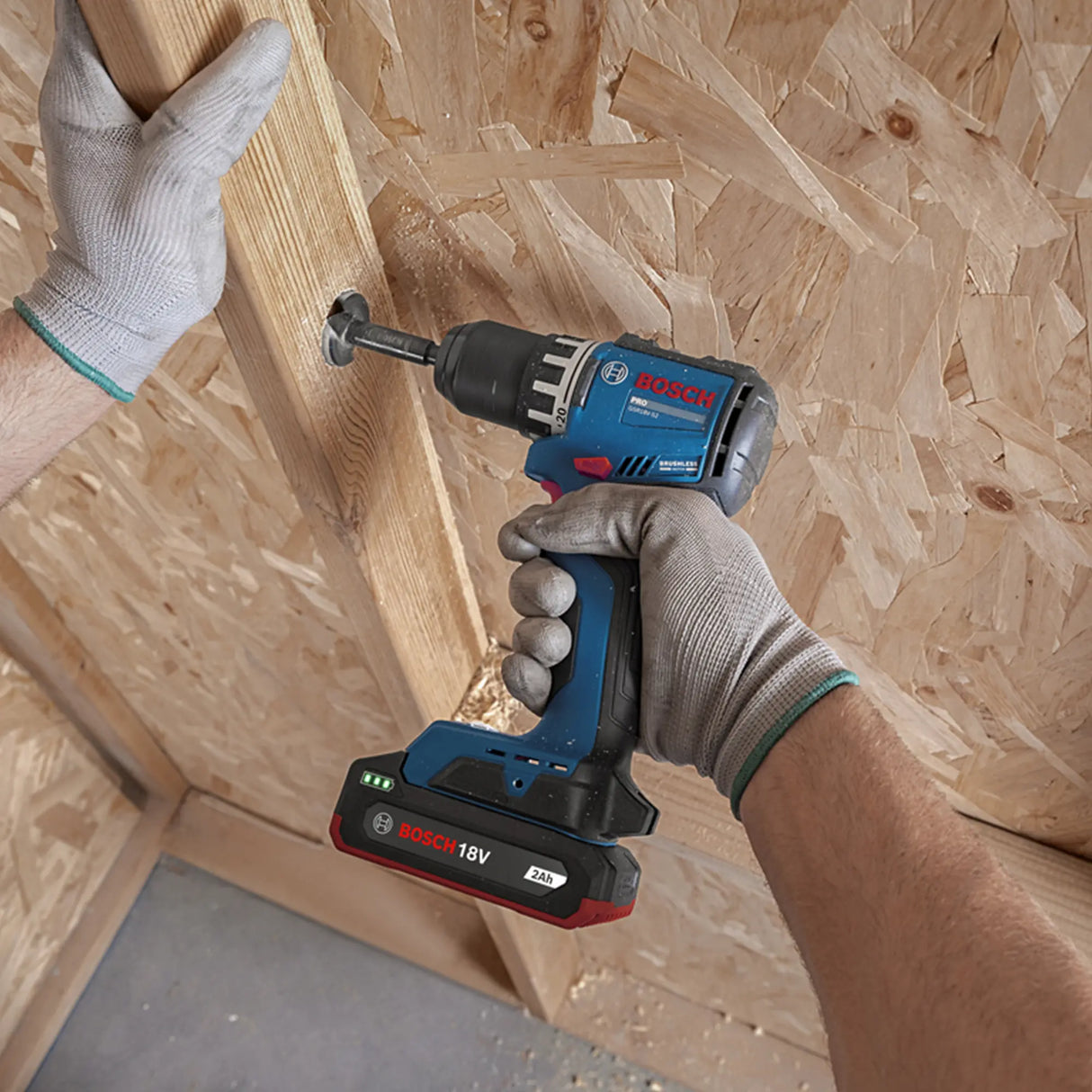 Drill Driver Bosch GSR18V-52 PRO 18V 2Ah