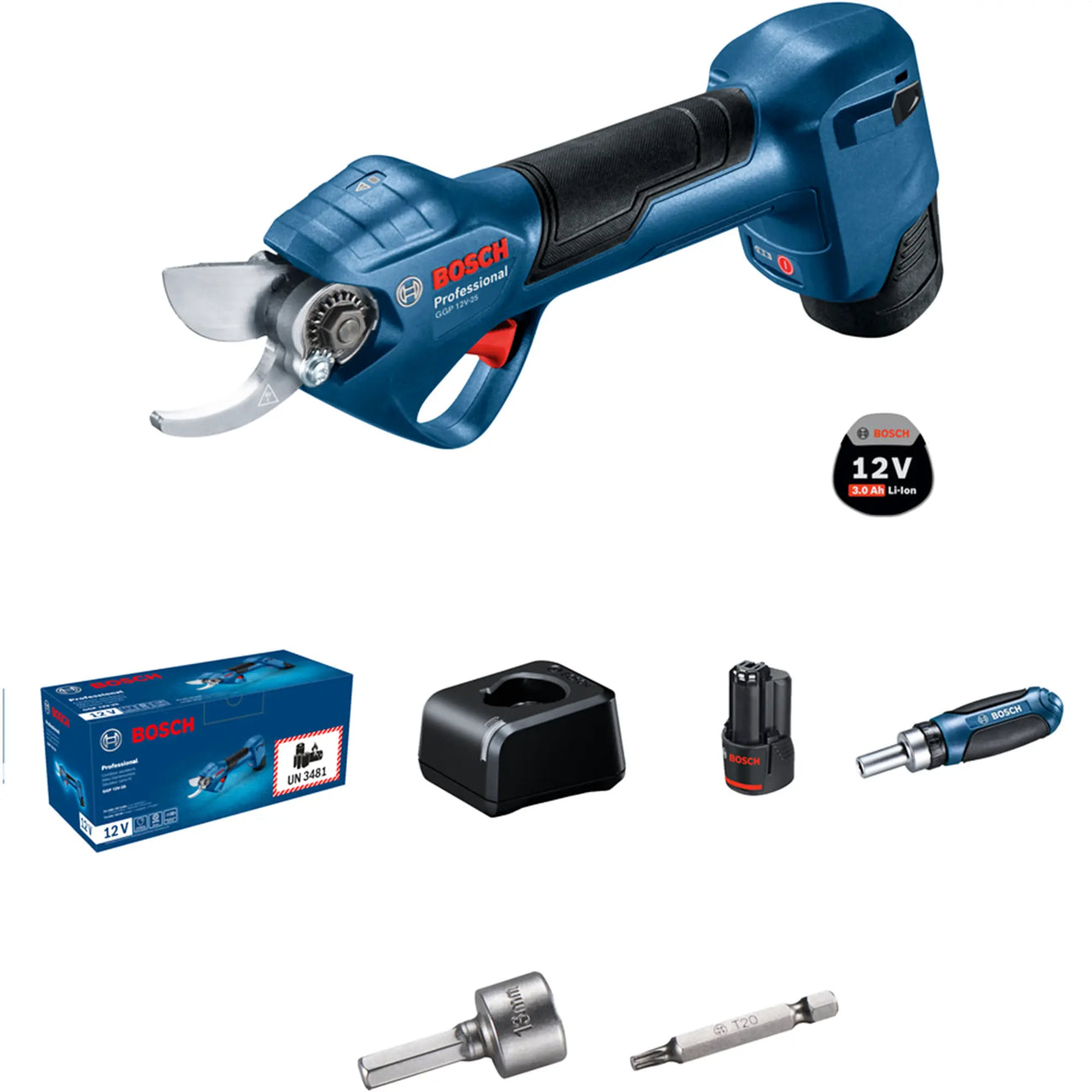 Potatore Bosch GGP 12V-25 3Ah