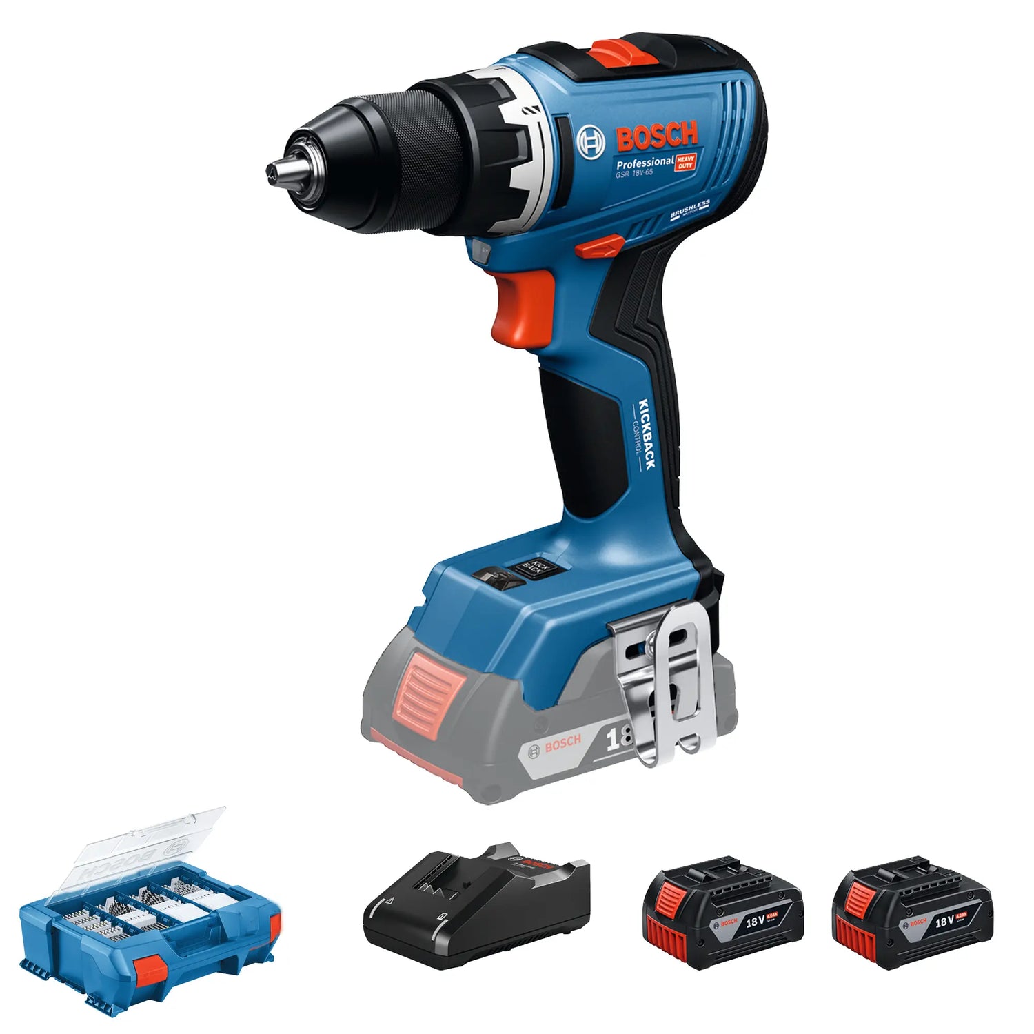 Drill Driver Bosch GSR 18V-65