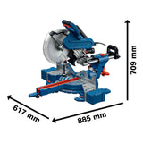 Troncatrice Radiale Bosch GCM 340-305 D 1800W