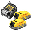 Kit 2 Batterie Dewalt DCBP034 18V 1,7Ah PowerStack