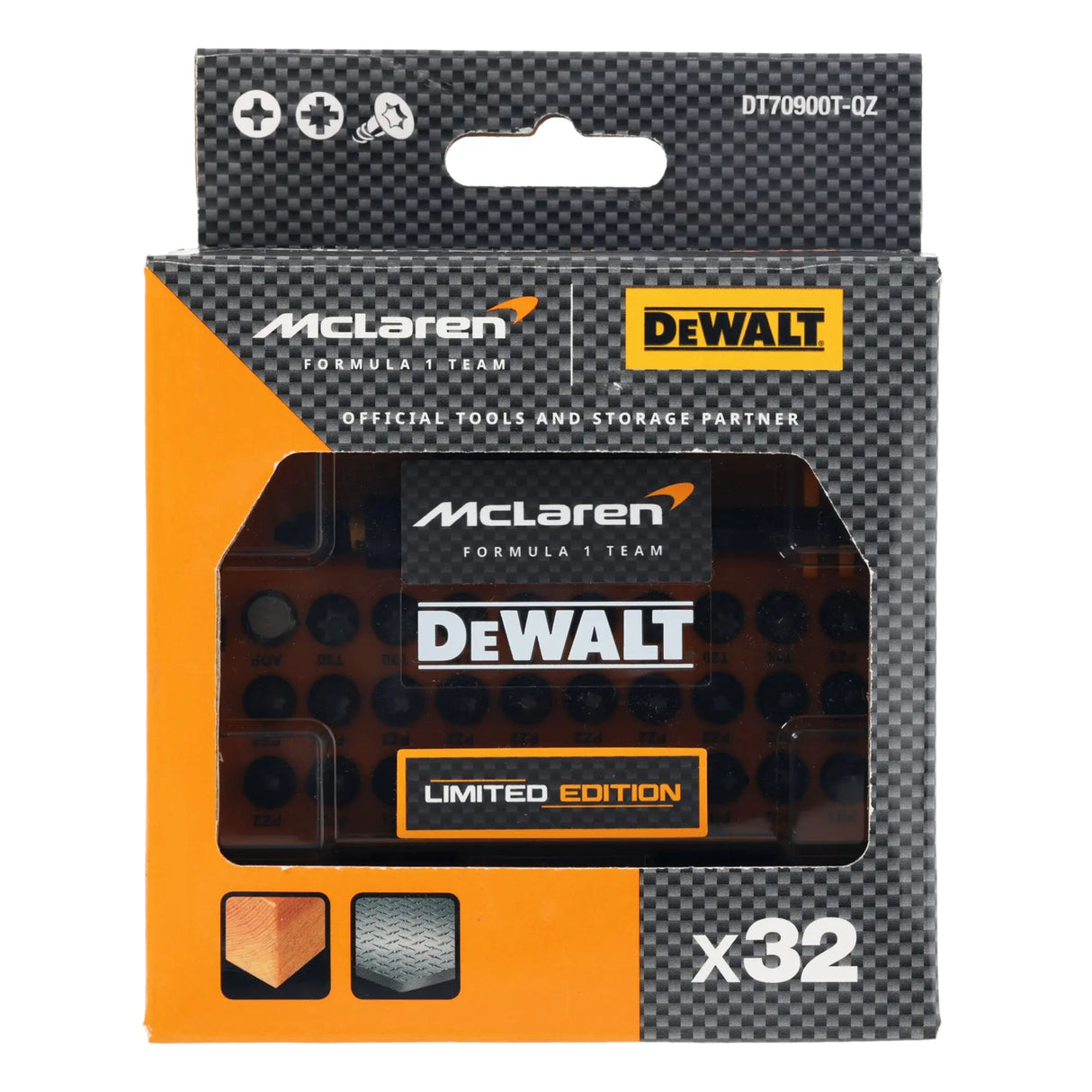 Set di inserti Flextorq Dewalt McLaren DT70900T-QZ