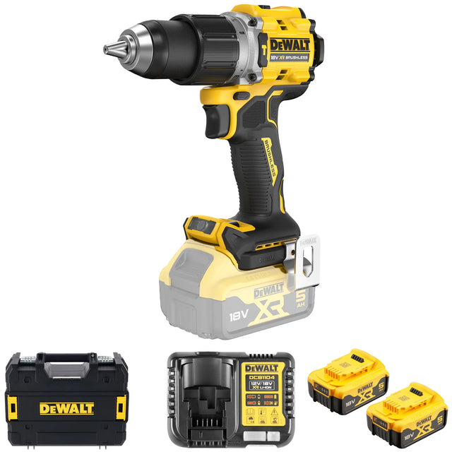 Trapano avvitatore Dewalt DCD805P2T-QW 18V 5Ah