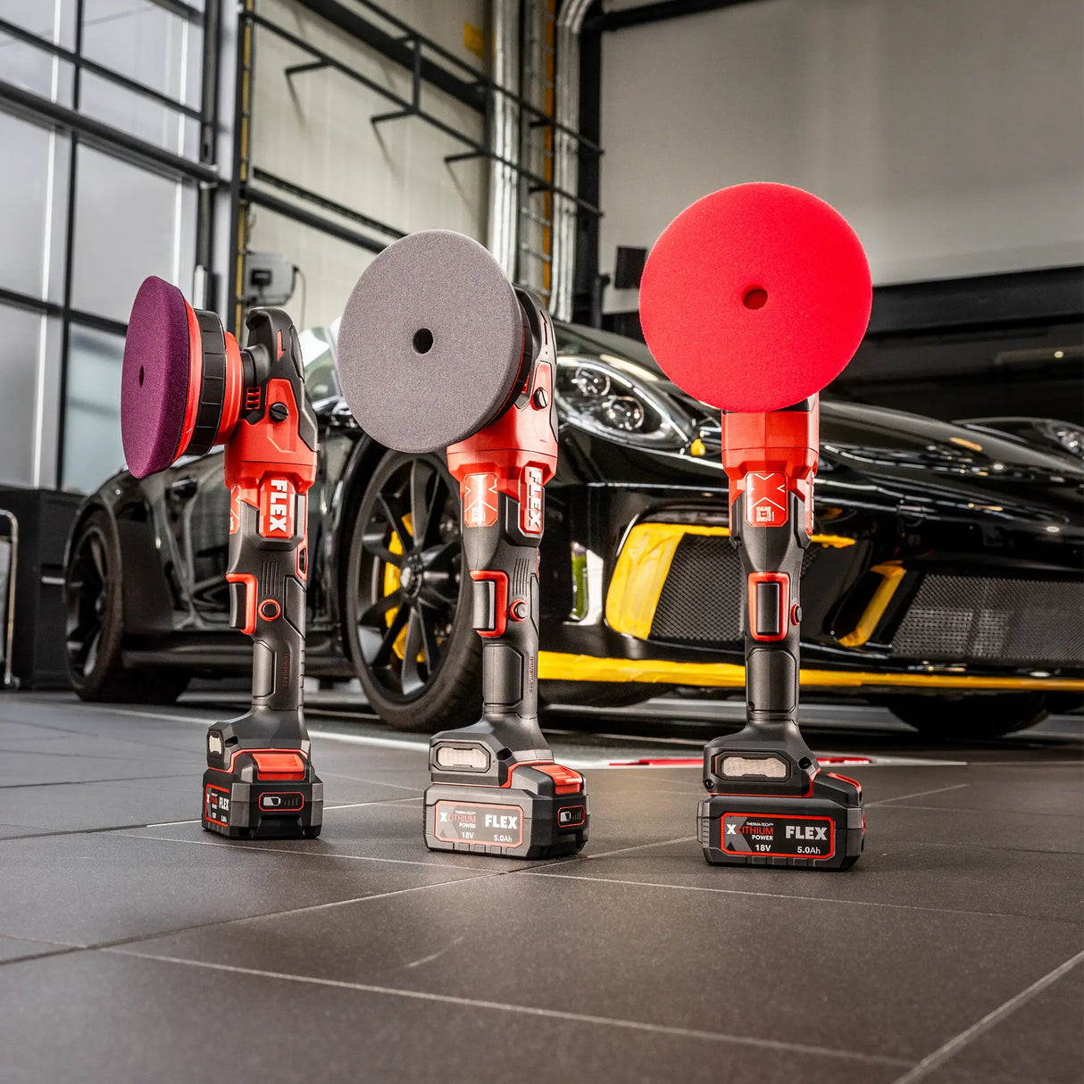 Lucidatrice rotativa Flex TV PE 2 EC C 18V