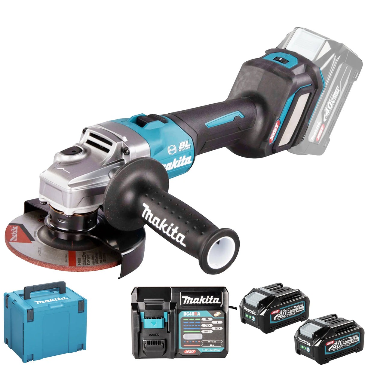 Smerigliatrice Makita GA023GU201 40V 4Ah