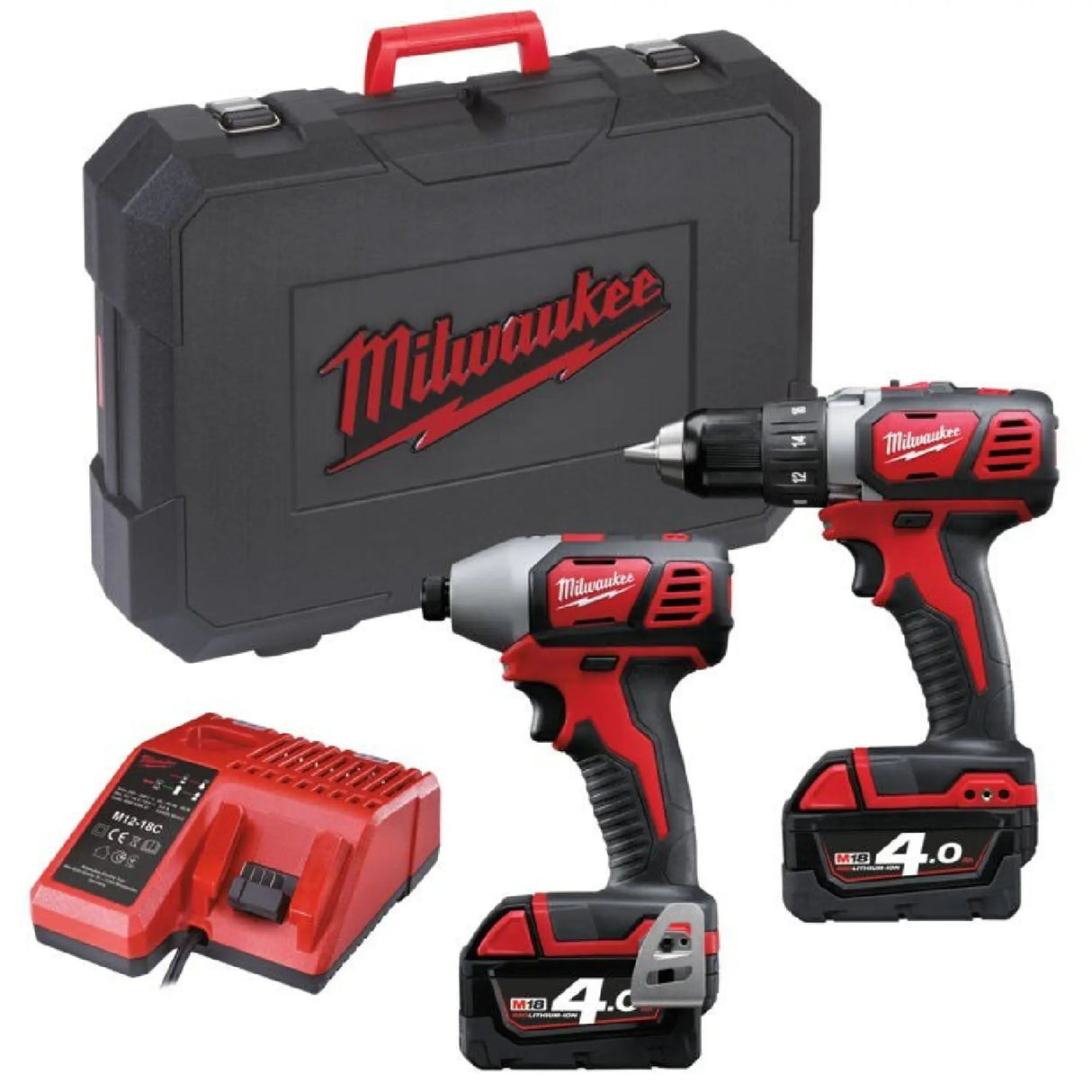 Kit Power Pack Milwaukee M18 BPP2C-402C 18V 4Ah