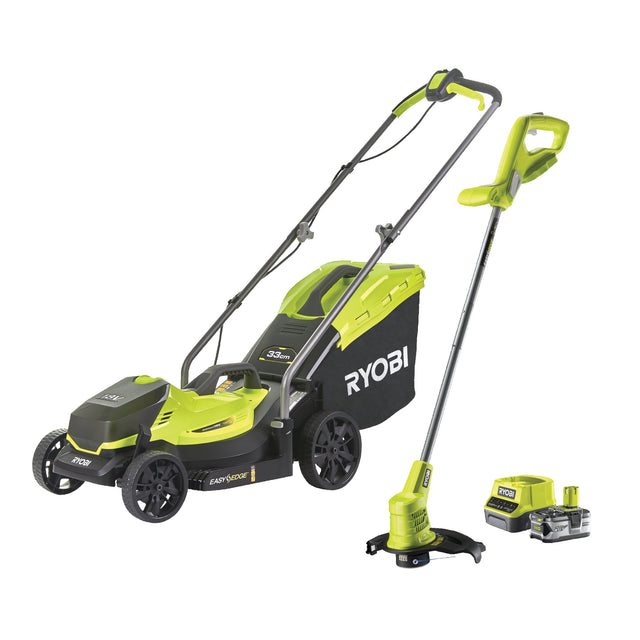 Combo Garden Ryobi RLM1833 + BLT1825M 18V 4Ah