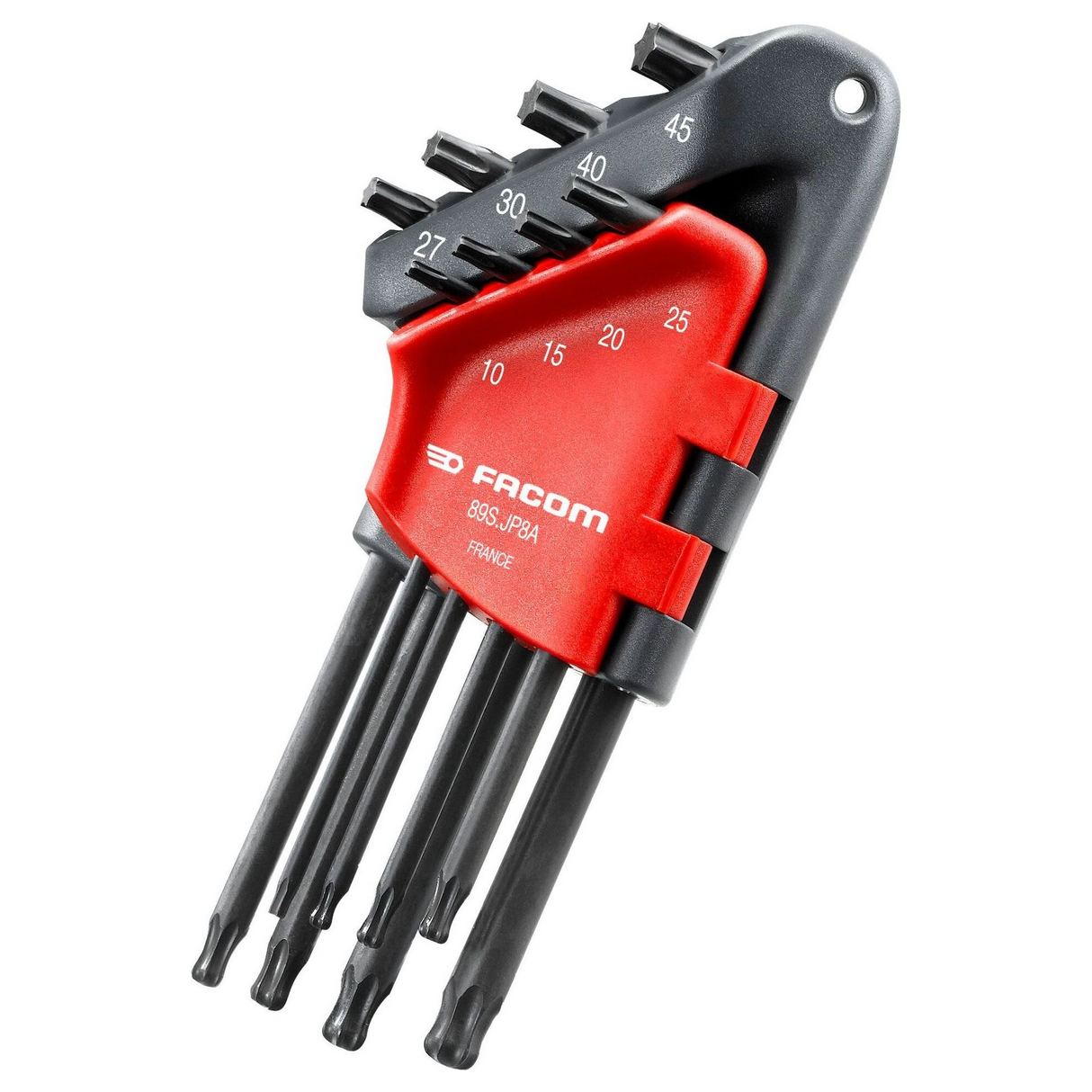 89S.JP8A - Facom 89S.JP8A 8-Piece TORX Key Set with Key Ring