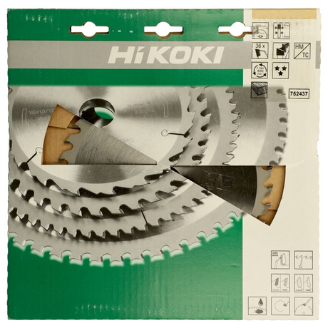 752437 - HiKOKI 752437 190x30mm Z36 Alternating Teeth Wood Saw Blade - Image 3