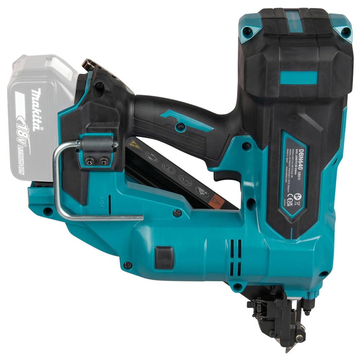 DBN640ZK - Metal Connector Nailer Makita DBN640ZK 18V - Image 6