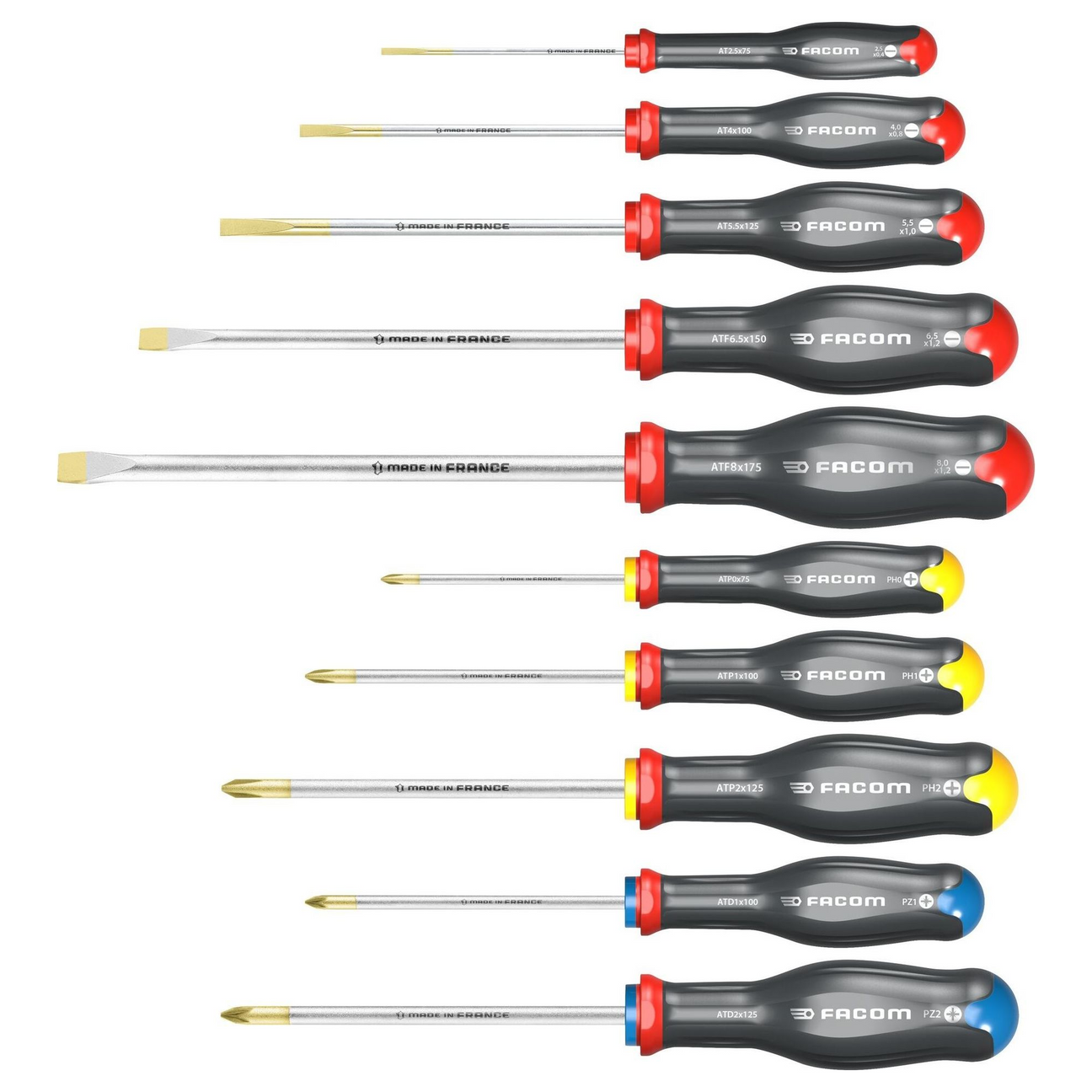ATW.J10PB - FACOM ATW.J10PB 10-Piece PROTWIST Screwdriver Set