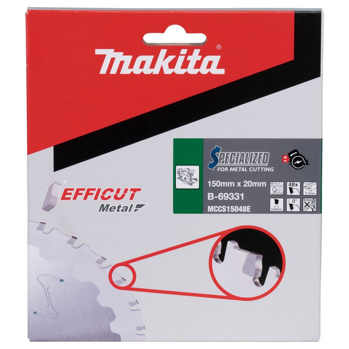 B-69331 - Lama Circolare Makita Efficut B-69331 150mm 48T - Immagine 4