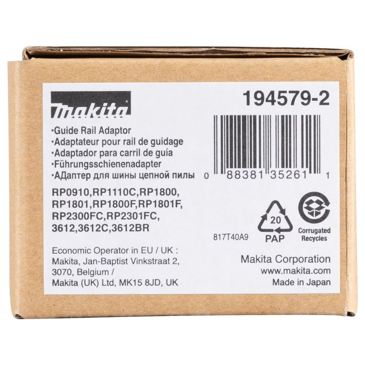 194579-2 - Guide Rail Adapter Makita 194579-2 - Image 5