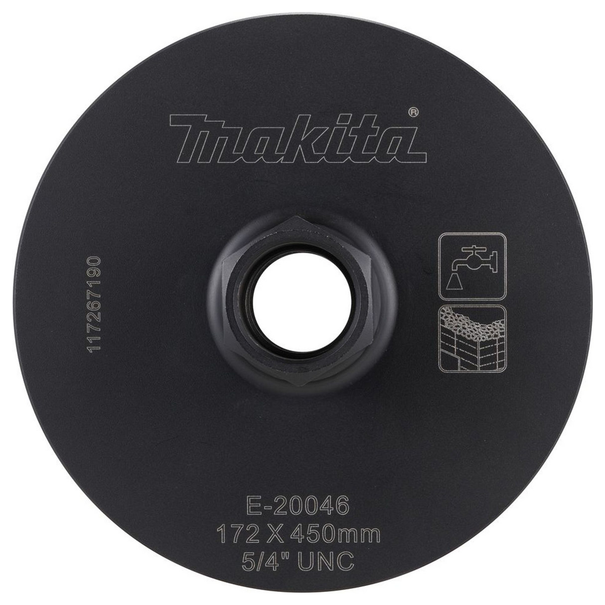 E-20046 - Diamond Crown Makita E-20046 172x450mm Wet 1-1/4"UNC - Image 5