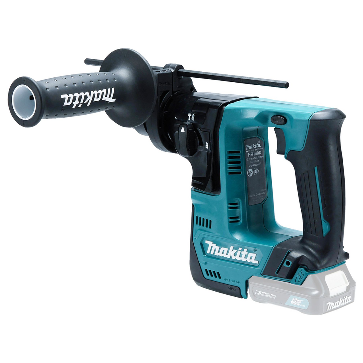 HR140DZJ - Hammer Drill Makita HR140DZJ CXT 12V SDS-Plus 14mm - Image 3