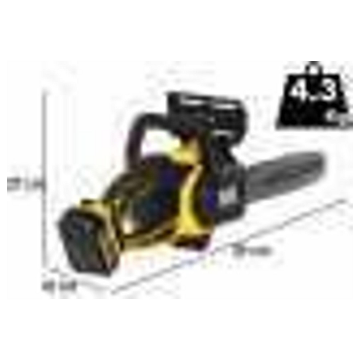 SFMCCS730M1-QW - Electric Chainsaw Stanley Fatmax SFMCCS730 20V 4Ah - Image 12