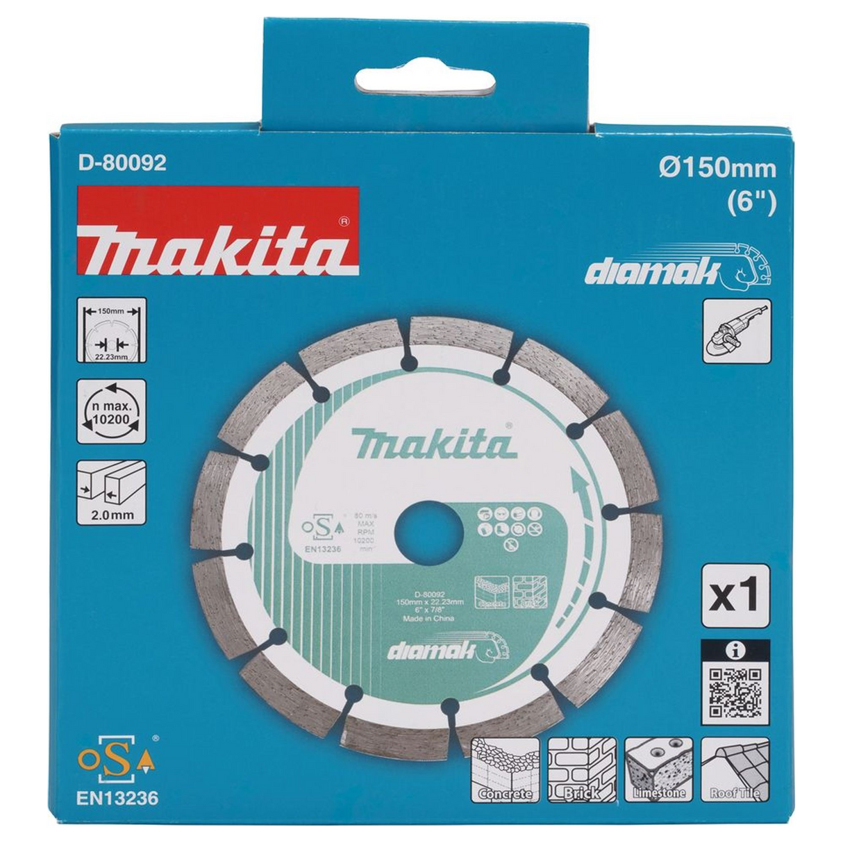 D-80092 - Segmented Diamond Blade Makita D-80092 150mm - Image 4