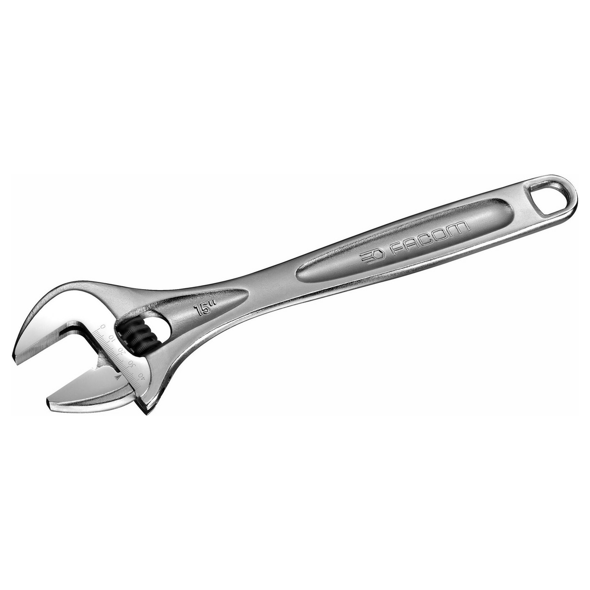 113A.15C - Facom 113A.15C Adjustable Wrench 380mm Chrome