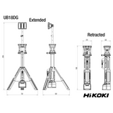 UB18DGW4Z - Faro da Cantiere HiKOKI UB18DGW4Z 18V - Immagine 15