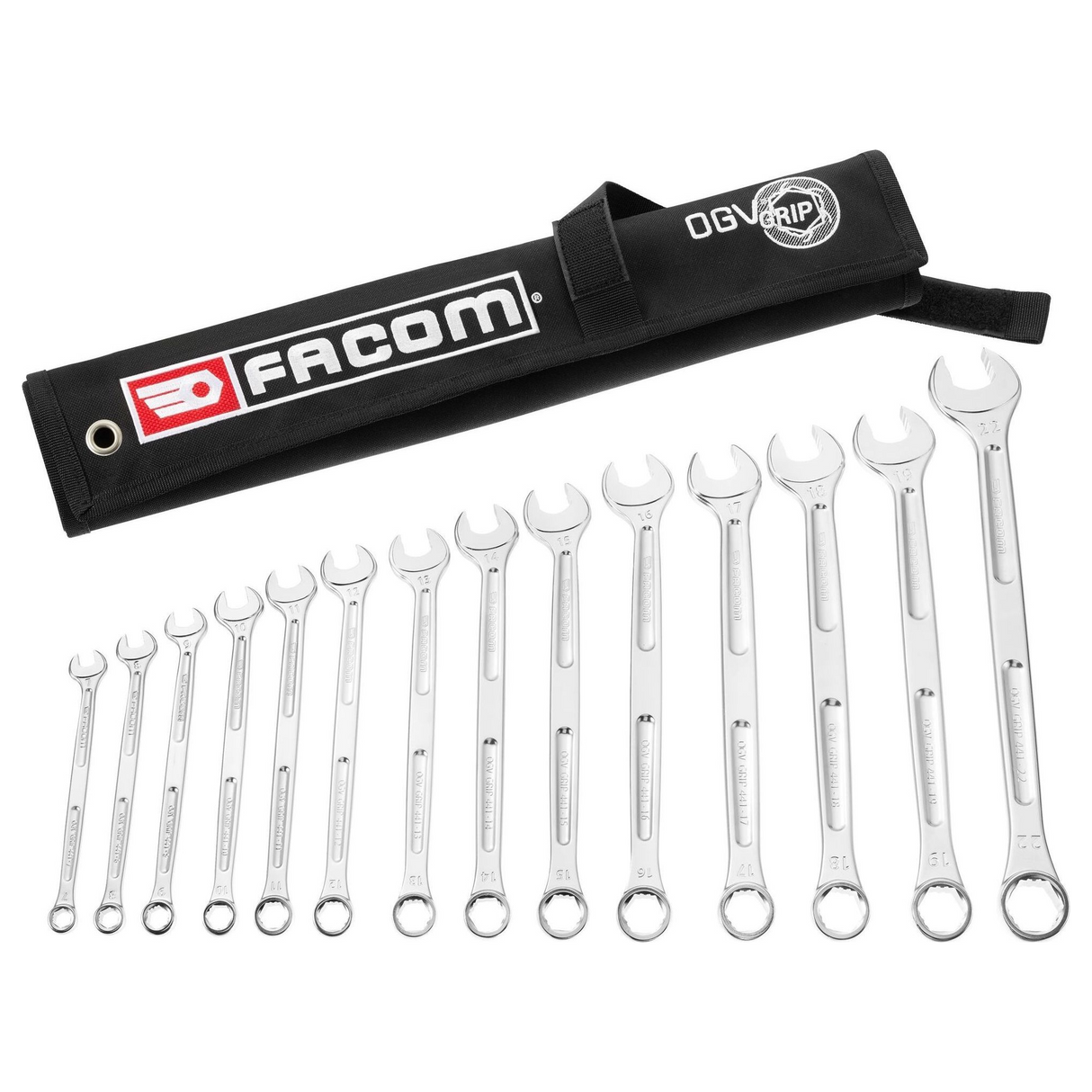 441.JV14GRPPB - Set Chiavi Combinate Facom 441 XL OGV Grip 14 Pezzi - Immagine 2