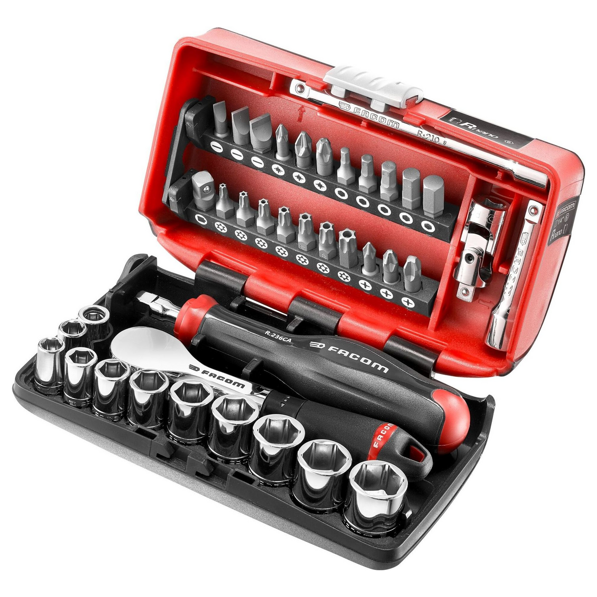 Set Chiavi a Bussola Facom R.181NANOPB 1/4" NANO 38 pezzi