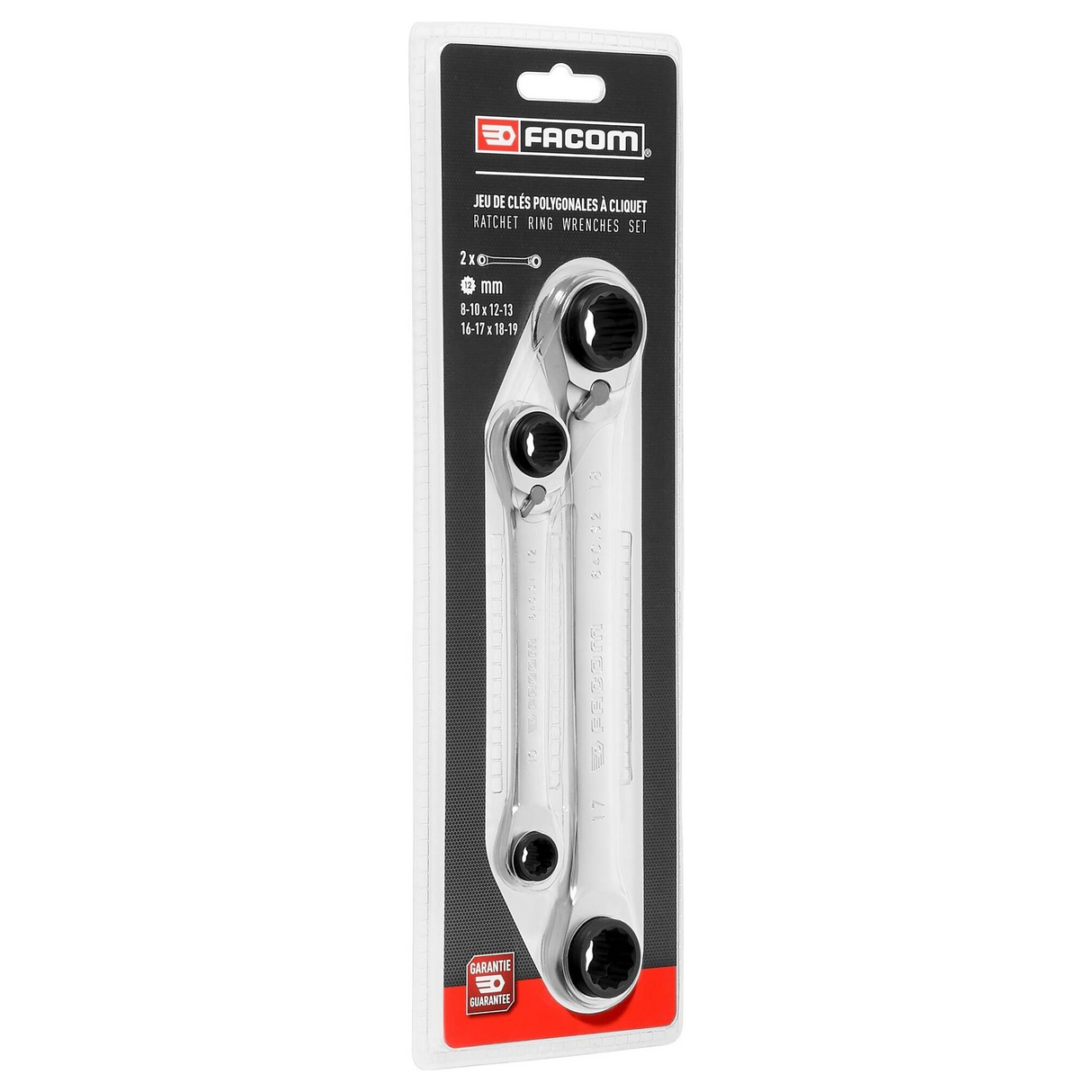 64C.J2PB - Set Chiavi a Cricchetto Facom 64C.J2PB 2 pz - Immagine 7